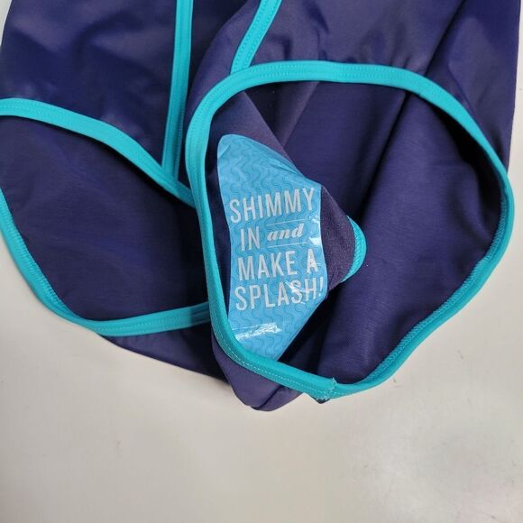 $140 NEW SPANX 8 SHAPING UNDERWIRE ONE PIECE BLUE TURQUOISE  SWIMSUIT NWT - Picture 5 of 10